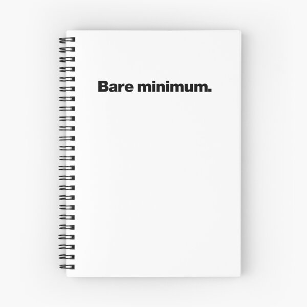 Item preview, Bare Minimum (black) designed and sold by dudethecreator.