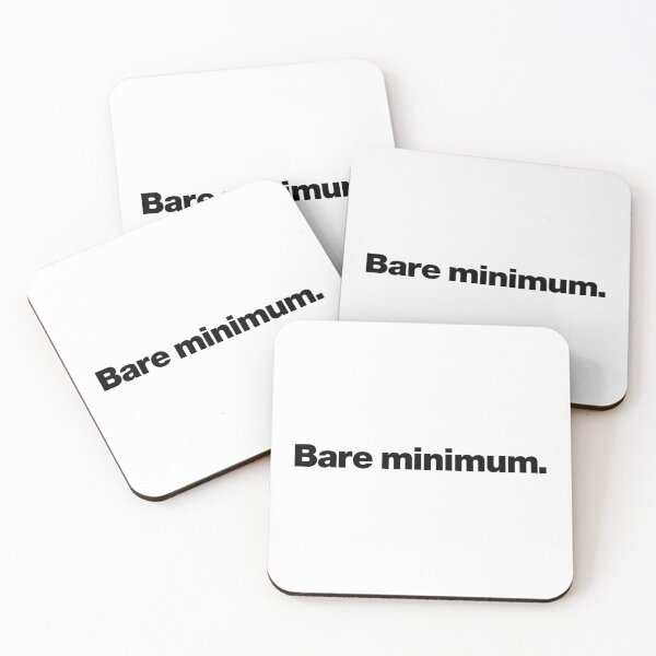 Item preview, Bare Minimum (black) designed and sold by dudethecreator.