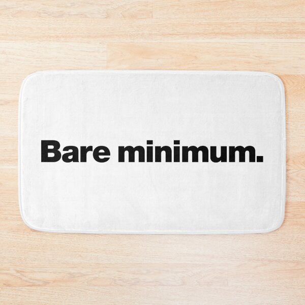 Item preview, Bare Minimum (black) designed and sold by dudethecreator.