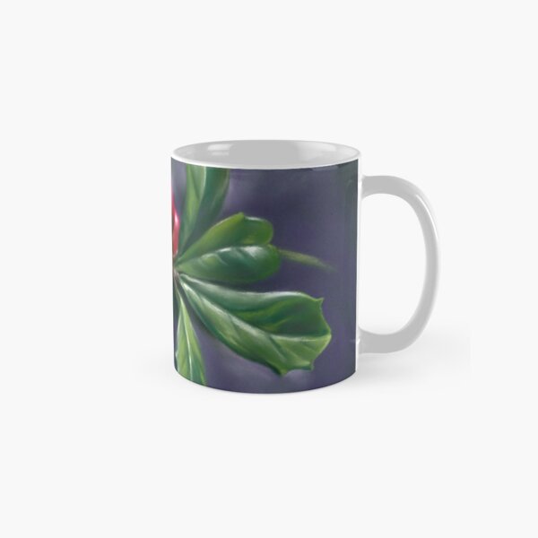 Item preview, Winter Berries Holly and Mistletoe designed and sold by MMAndersonArt.