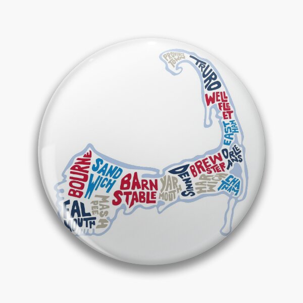 Item preview, Cape Cod map of towns designed and sold by EKE Designs.