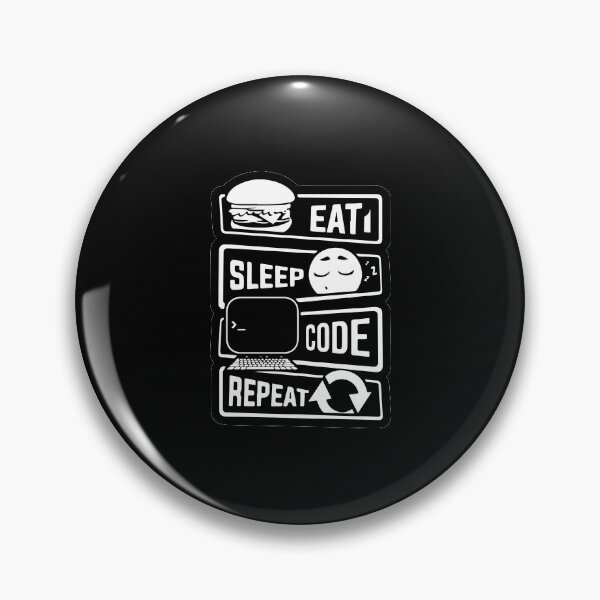 Item preview, Eat Sleep Code Repeat designed and sold by designdroplet.