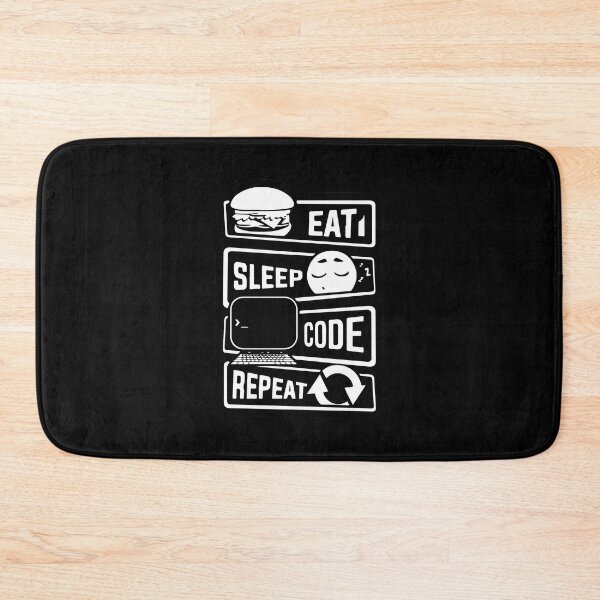 Item preview, Eat Sleep Code Repeat designed and sold by designdroplet.