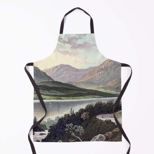 Item preview, Vintage Illustration of Loch Lomond from the road to Stronaclacher designed and sold by yourscotland.