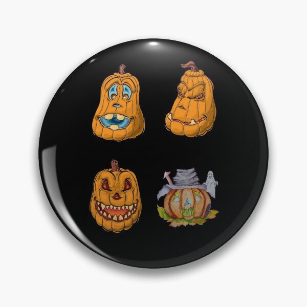 Item preview, Happy Halloween Scary Pumpkins Jack-O-Lantern designed and sold by KeysTreasures.