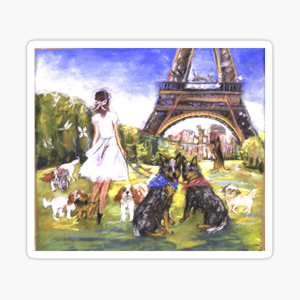 A Day In Paris Sticker