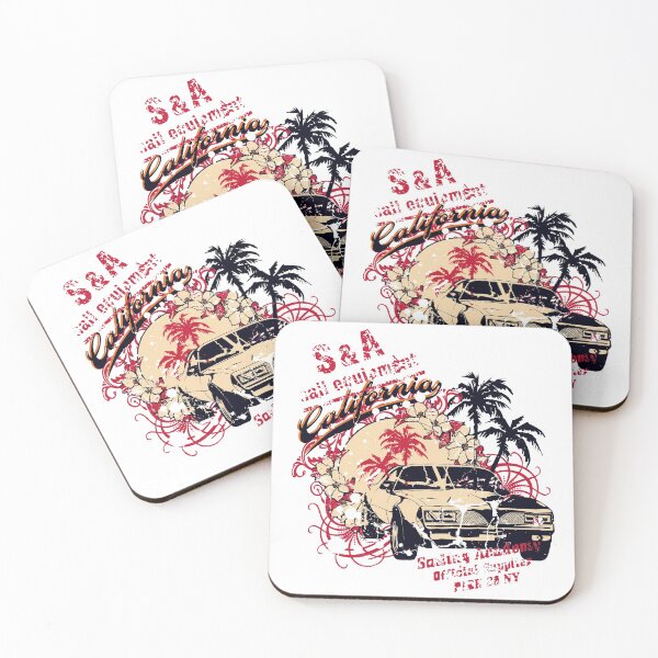 Item preview, Car Background - Coconut trees printing car designed and sold by MusicSkateboard.