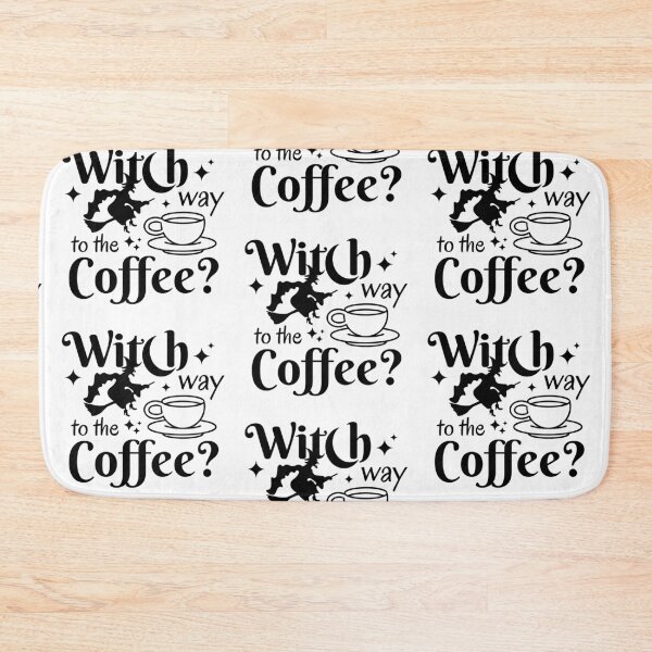 Item preview, Witch Way to the Coffee? | Halloween Witch Pun | Gift for Coffee Lovers designed and sold by MiaDelelai.