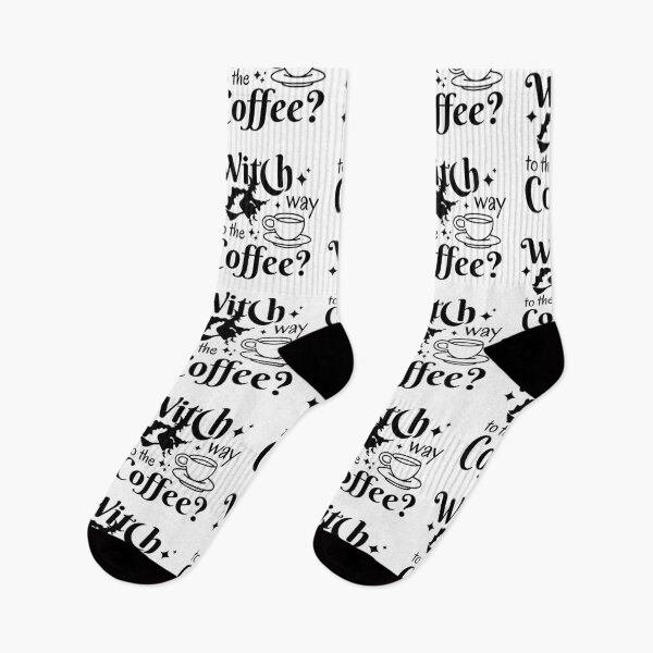 Item preview, Witch Way to the Coffee? | Halloween Witch Pun | Gift for Coffee Lovers designed and sold by MiaDelelai.