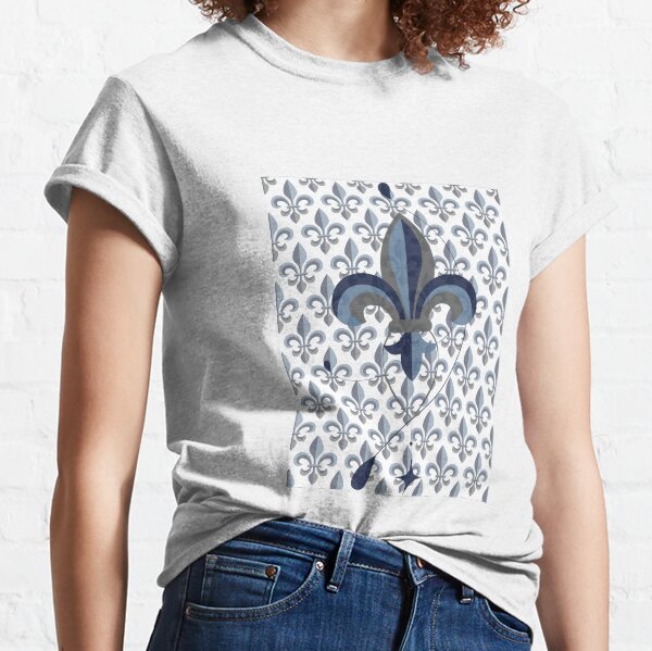 Item preview, blue fleur de lis designed and sold by CreekmoreCat.