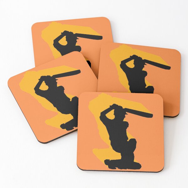 Item preview, Copy of Batter Batting With Yellow Shadow - Cricket designed and sold by SheetalMourya.