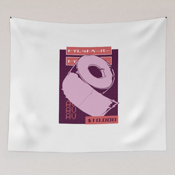 Item preview, Vaporwave toilet paper designed and sold by TRIBExSPACE.