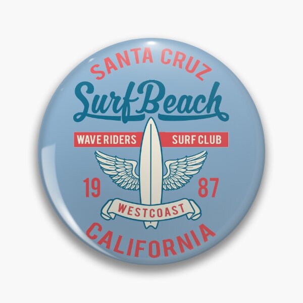 Item preview, Santa Cruz California Wave Riders Surf Club designed and sold by ThreadsNouveau.