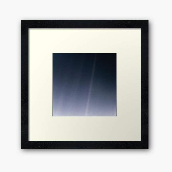 Pale Blue Dot Framed Art Print