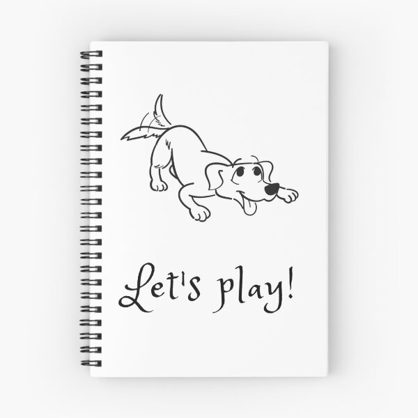 Item preview, Let's play (dog play bow) designed and sold by kookycomet.