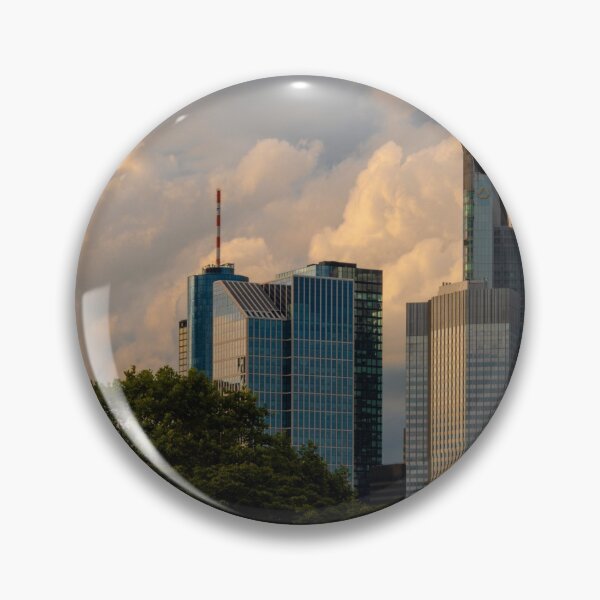 Item preview, Frankfurt am Main Sunset Skyline designed and sold by nbrandsberg.