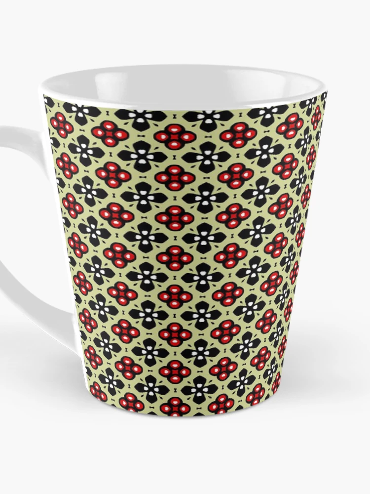 Thumbnail 3 of 4, Coffee Mug, Abstract flowers pattern designed and sold by RafaelLima7.