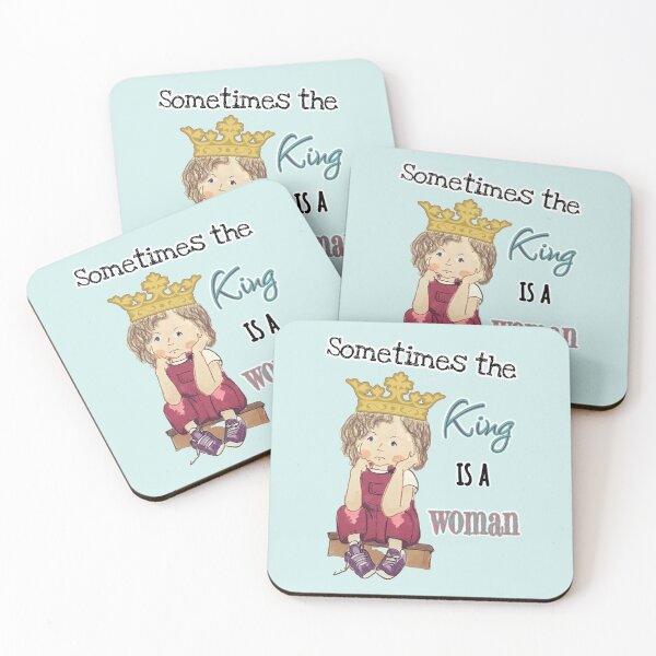 Item preview, Sometimes the king is a woman | girl funny quote t-shirt designed and sold by NathBros.