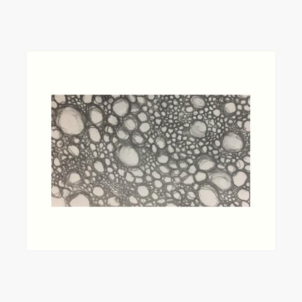 Gold Foil Wall Art FEAR OF collection 8x10 Fear of Holes Art TRYPOPHOBIA Art Gift Foil Painting