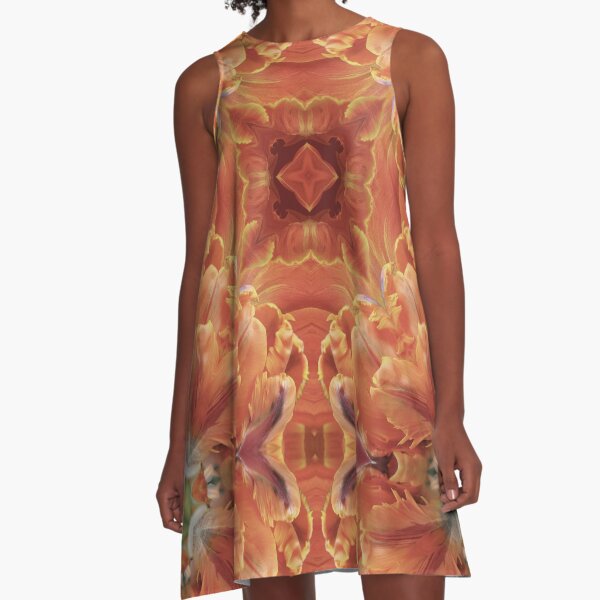 Kaleidoscopic Floral 2.1 A-Line Dress