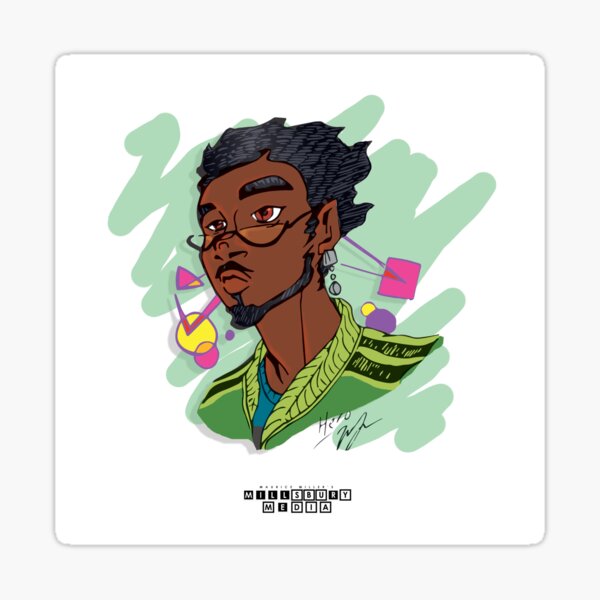 Cool 90's Vibe Bro Sticker