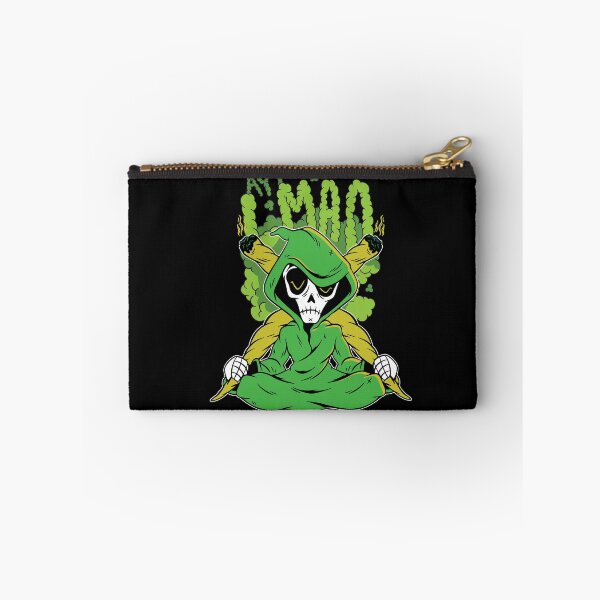 Item preview, Grim Reefer  Skeleton Smoking Marijuana halloween designed and sold by TRIBExSPACE.