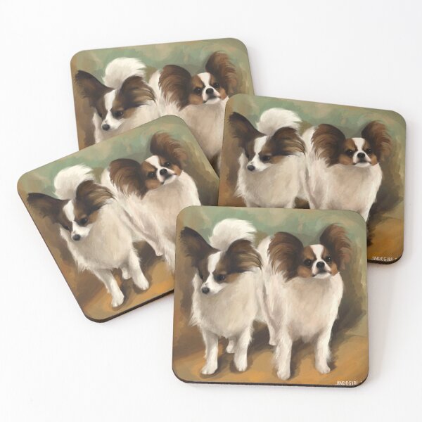 Item preview, Papillon Twins designed and sold by jindogirlart.