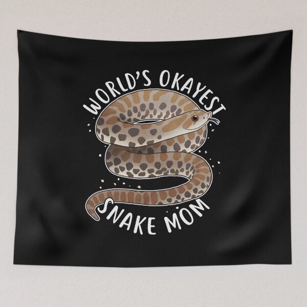 Item preview, World's Okayest Hognose Snake Mom designed and sold by Clara Hollins.