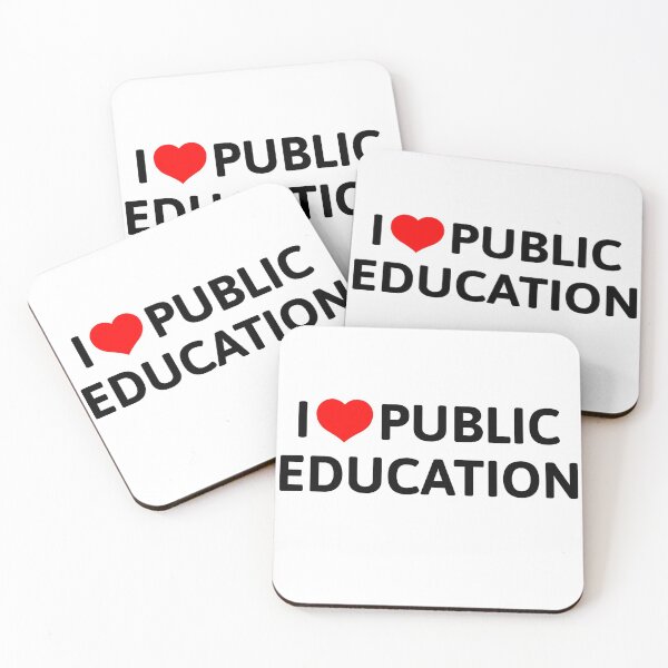 Item preview, I Love Public Education Support Message for Teachers designed and sold by NUMAcreations.