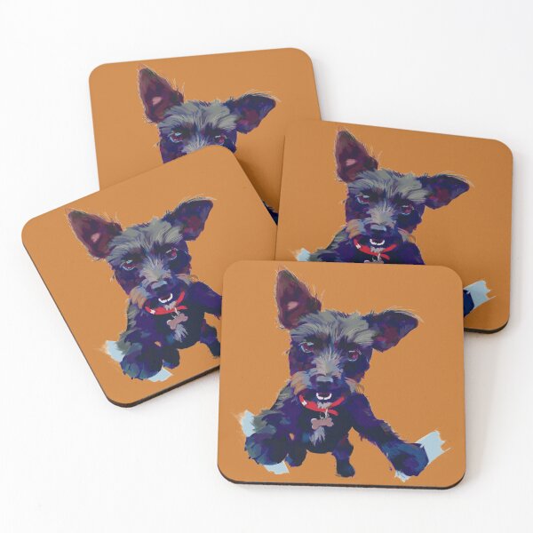 Item preview, Smiling Terrier (Orange) designed and sold by yodelbat.