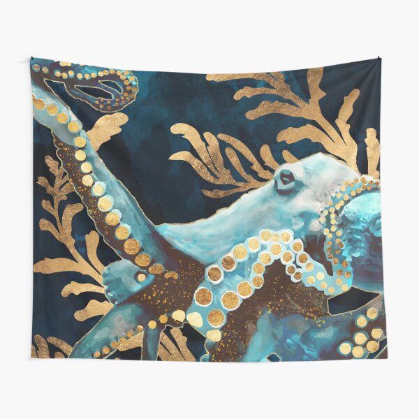 Item preview, Indigo Octopus designed and sold by spacefrogdesign.