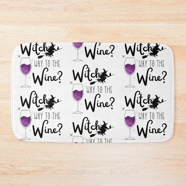 Item preview, Witch Way to the Wine Bubbly Gift for Wine Drinkers | Halloween Witch designed and sold by MiaDelelai.
