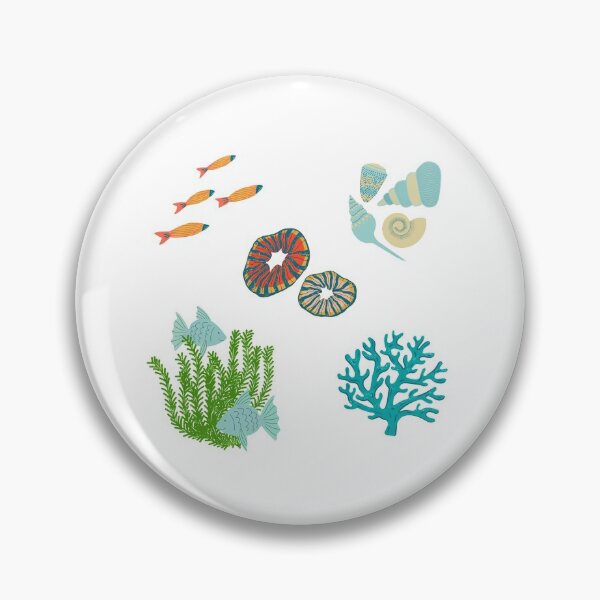 Item preview, Pattern sea world, sticker pack for sea lovers.  designed and sold by Wildflow Creations.