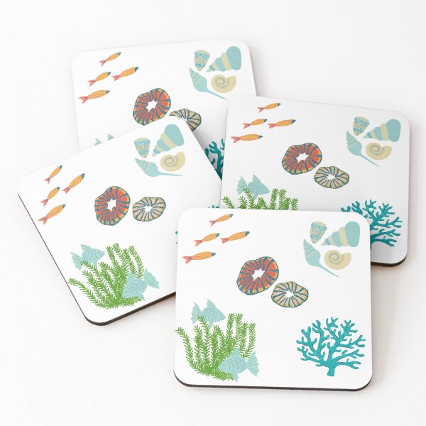 Item preview, Pattern sea world, sticker pack for sea lovers.  designed and sold by Wildflow Creations.