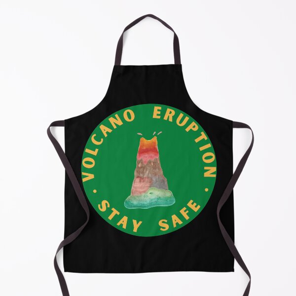 Item preview, Volcano Eruption Stay Safe, Hand Drawn Volcano designed and sold by H3designs.