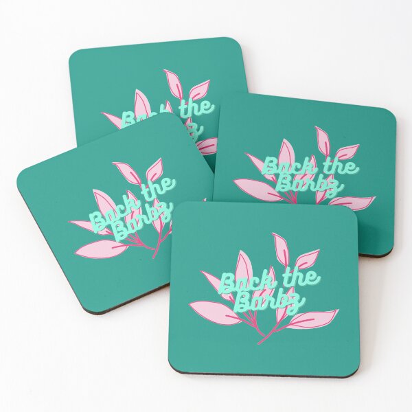 Item preview, Back the Barbz flower pink and blue   designed and sold by Andonicka.