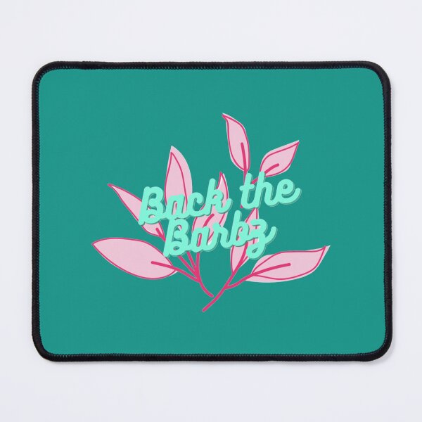 Item preview, Back the Barbz flower pink and blue   designed and sold by Andonicka.