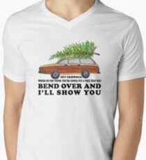 Bend over and I'll show you Men's V-Neck T-Shirt