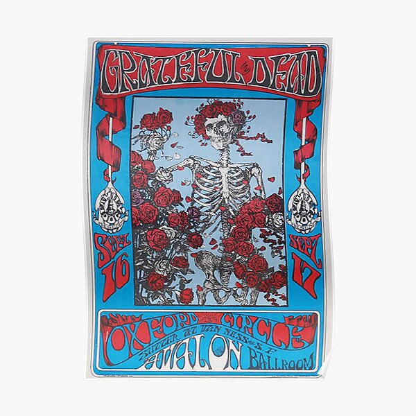 TENGKORAK MATI 1966 San Francisco Poster