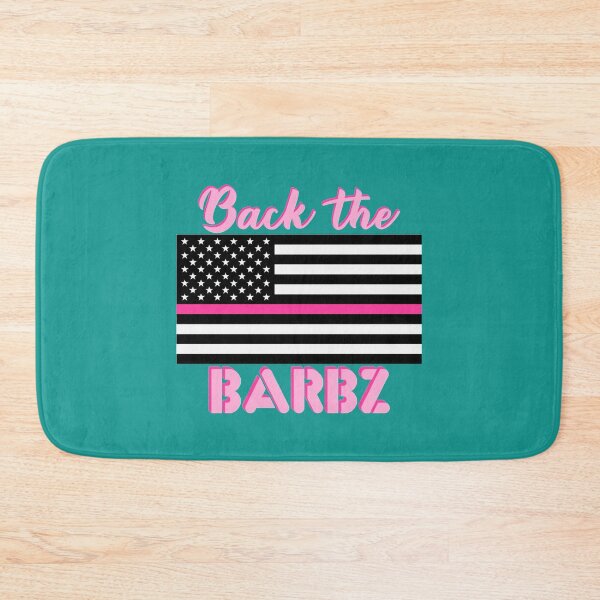 Item preview, Back the Barbz on pink_AMERICA FLAG   designed and sold by Andonicka.