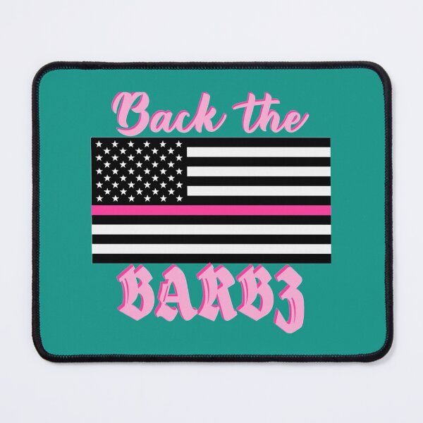 Item preview, Back the Barbz on pink_AMERICA FLAG 2   designed and sold by Andonicka.