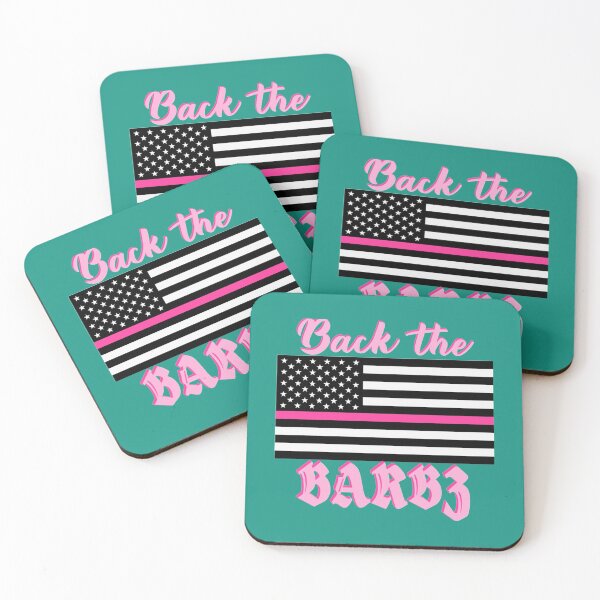 Item preview, Back the Barbz on pink_AMERICA FLAG 2   designed and sold by Andonicka.