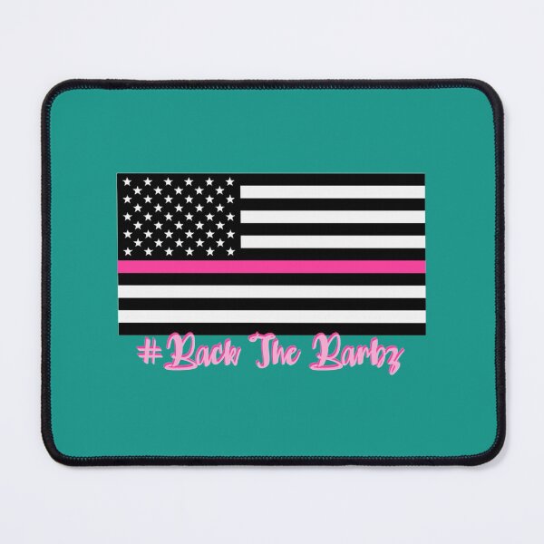 Item preview, Back the Barbz on pink_AMERICA FLAG 3   designed and sold by Andonicka.