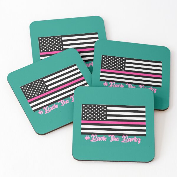 Item preview, Back the Barbz on pink_AMERICA FLAG 3   designed and sold by Andonicka.