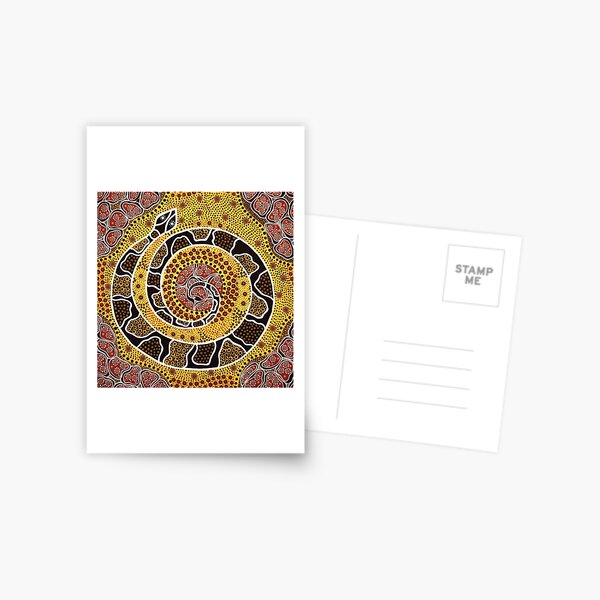 Item preview, Australian Aboriginal Art- Snake Secret designed and sold by Plethora Design.