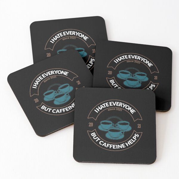 Item preview, I hate everyone but caffeine helps designed and sold by narilex.