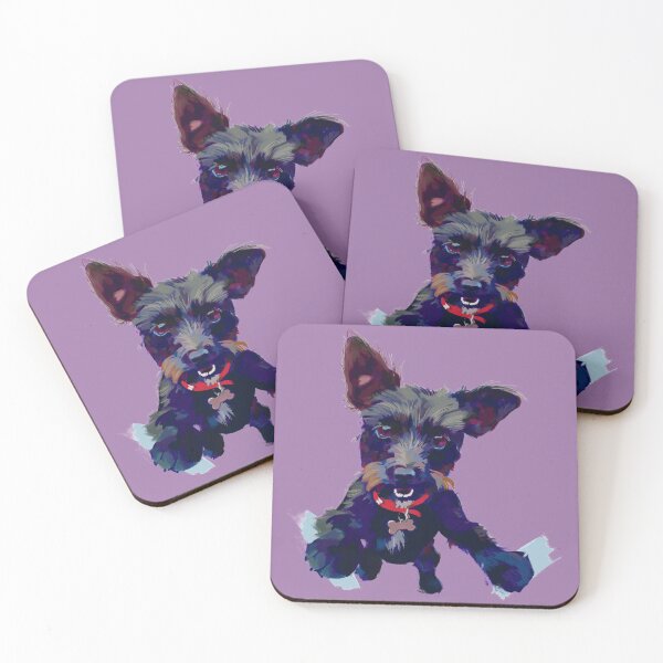 Item preview, Smiling Terrier (Lavender) designed and sold by yodelbat.