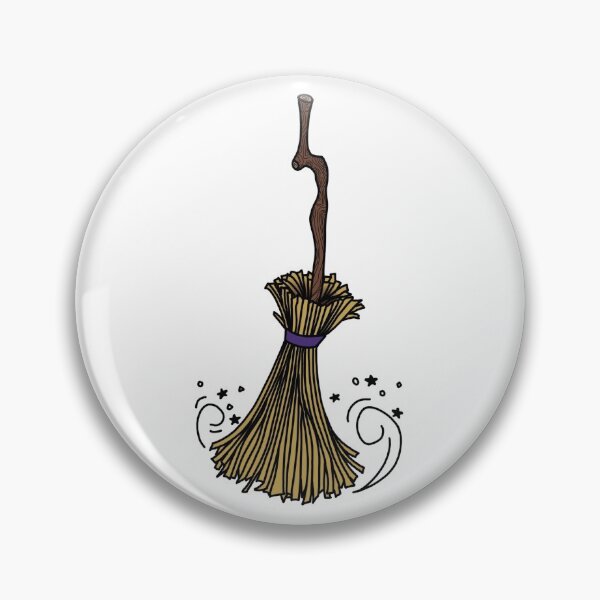 Item preview, Witchy Whimsy Broom designed and sold by HollyBee-Art.