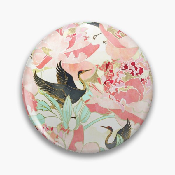 Item preview, Floral Cranes designed and sold by spacefrogdesign.