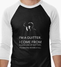 Black Books - Bernard Black - Dylan Moran Men's Baseball ¾ T-Shirt